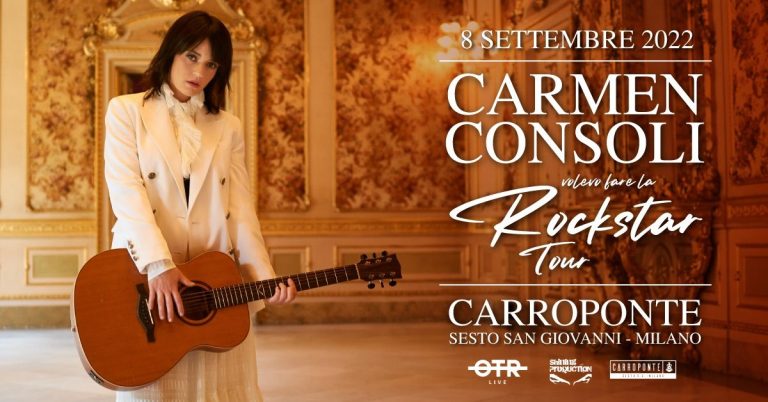 Carmen Consoli 8 settembre 2022 carroponte Sesto San Giovanni (MI)