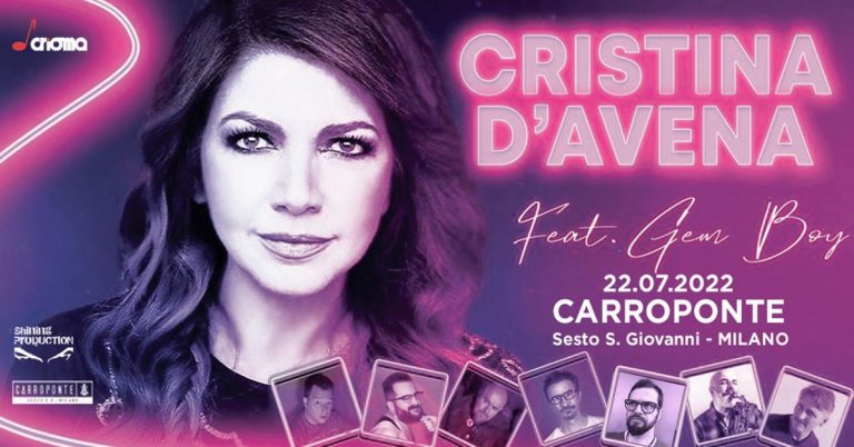 Cristina D'Avena e Gem Boy 22 luglio 2022 Carroponte Sesto San Giovanni Milano