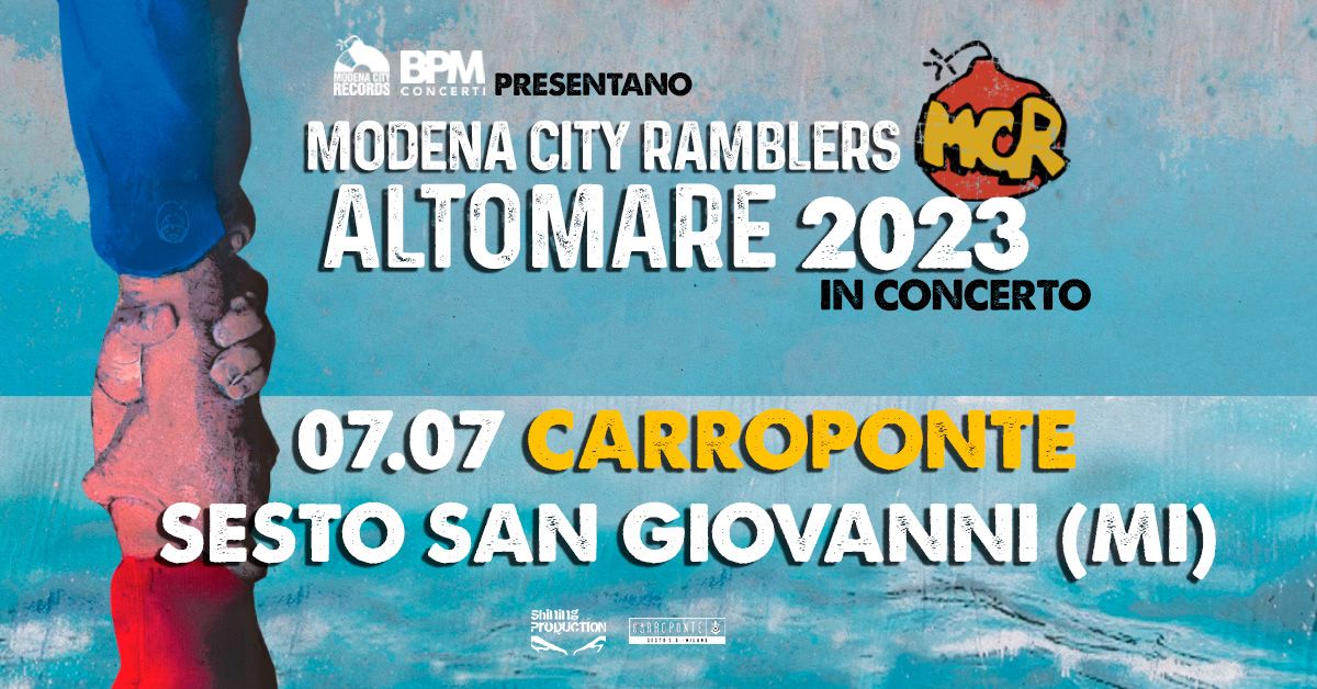 Modena City Ramblers 7 luglio 2023 Carroponte Sesto San Giovanni Milano