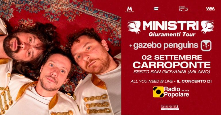 Ministri Gazebo Penguins 2 settembre 2022 Carroponte Sesto San Giovanni Milano