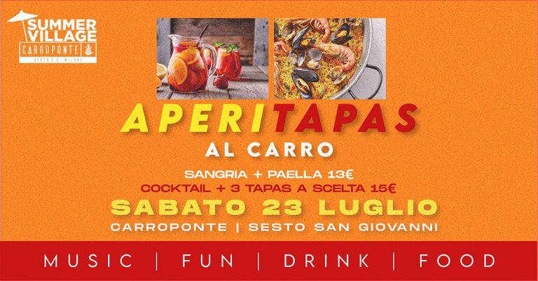 Aperitivo Carroponte 23 luglio Carroponte Sesto San Giovanni Milano