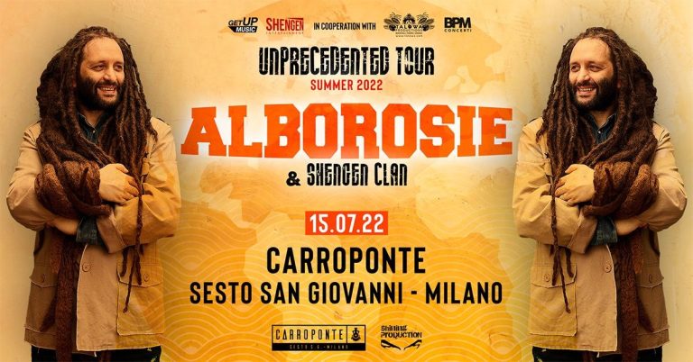 Alborosie 15 luglio 2022 carroponte Sesto San Giovanni Milano