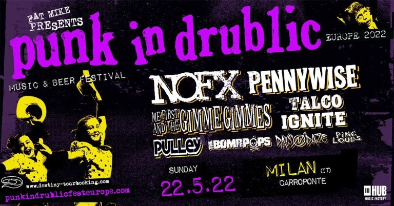 Punk In Drublic 22 maggio 2022 Carroponte Sesto San Giovanni milano|