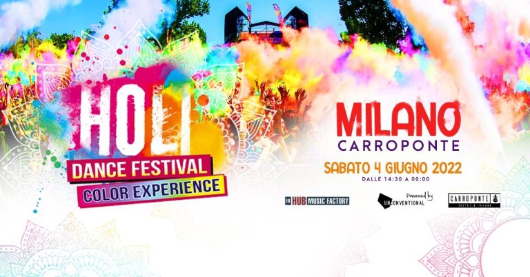 holi dance festival 4 giugno 2022 carroponte Sesto San Giovanni milano