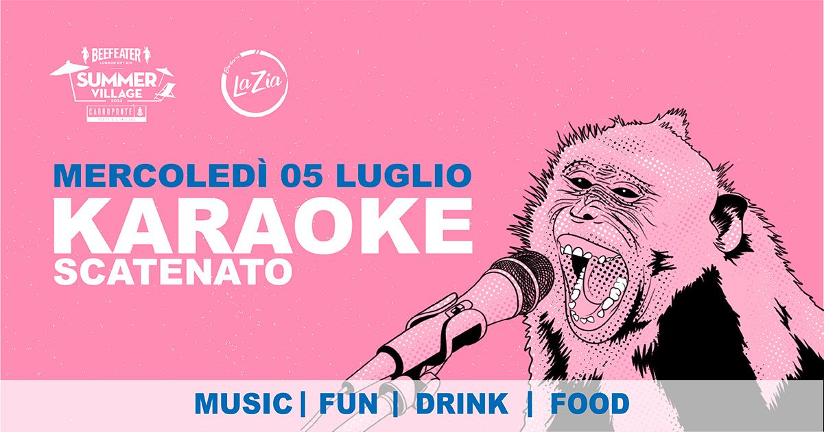 Karaoke Scatenato 5 luglio 2023 Carroponte Sesto San Giovanni Milano