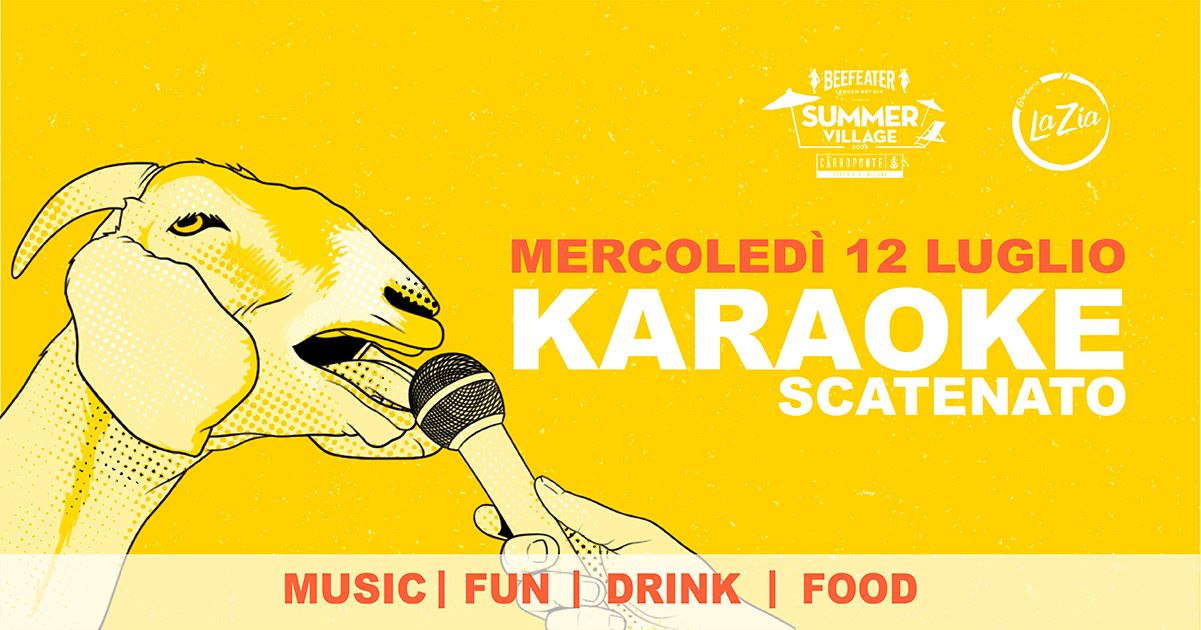 Karaoke Scatenato 12 luglio 2023 Carroponte Sesto San Giovanni milano
