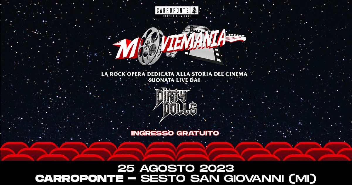 Moviemania 25 agosto 2023 Carroponte Sesto San Giovanni Milano|Moviemania 3 agosto 2023 Carroponte Sesto San Giovanni Milano||Moviemania 25 agosto 2023 Carroponte Sesto San Giovanni Milano