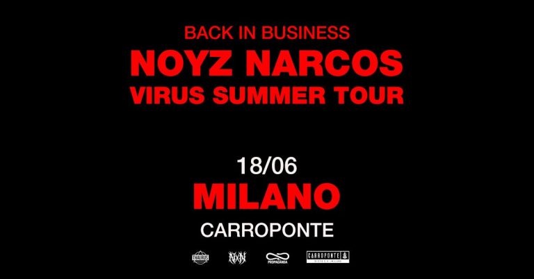 noyz narcos 18 giugno 2022 carroponte milano