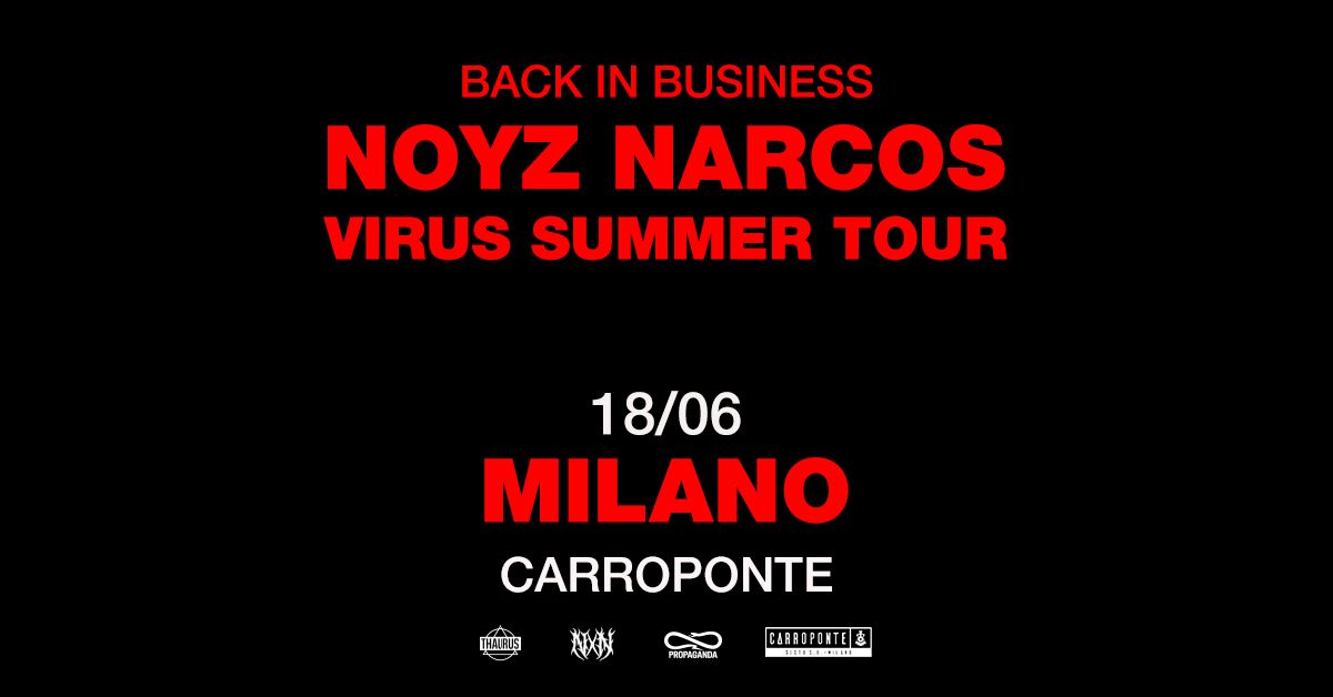noyz narcos 18 giugno 2022 carroponte milano