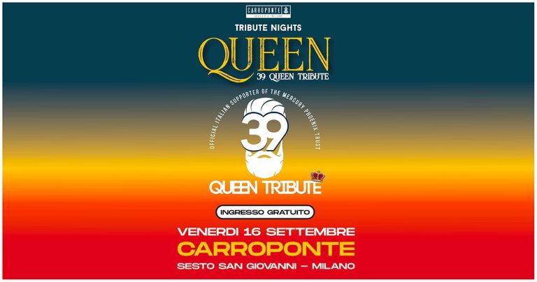 Tributo ai Queen venerdì 16 settembre 2022 Carroponte Sesto San Giovanni Milano