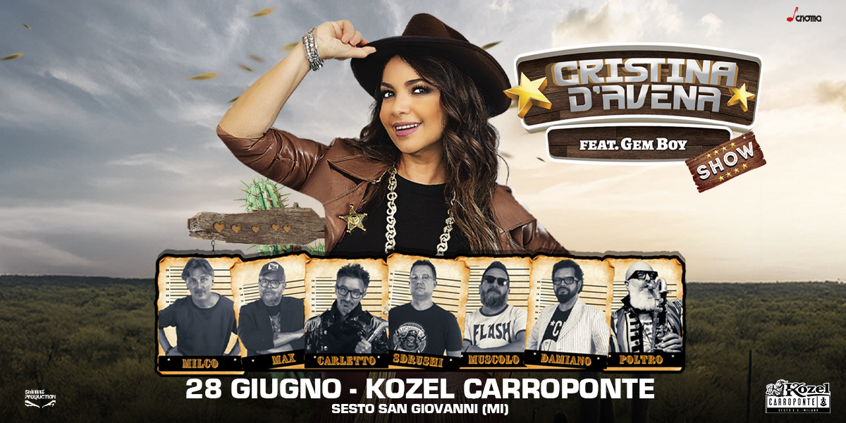 Cristina d'avena gem boy 28 giugno 2025 kozel carroponte Sesto San Giovanni milano