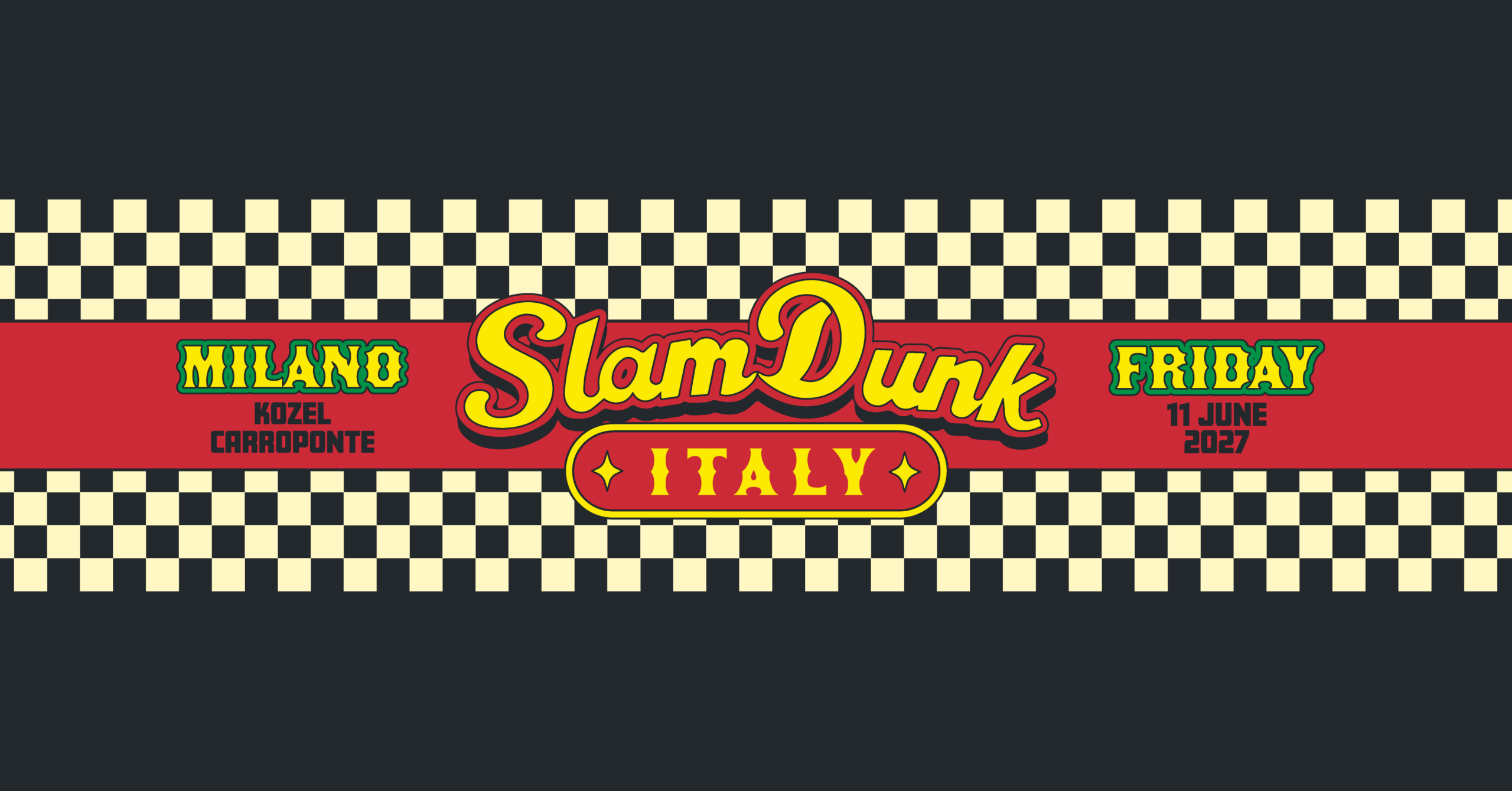 Slam Dunk Festival Italy 2027 kozel carroponte milano