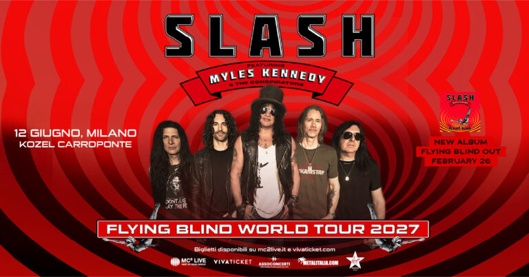 slash feat myles Kennedy and the conspirators 12 giugno 2027 kozel carroponte milano